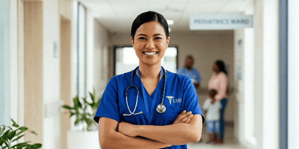 Confident healthcare professional